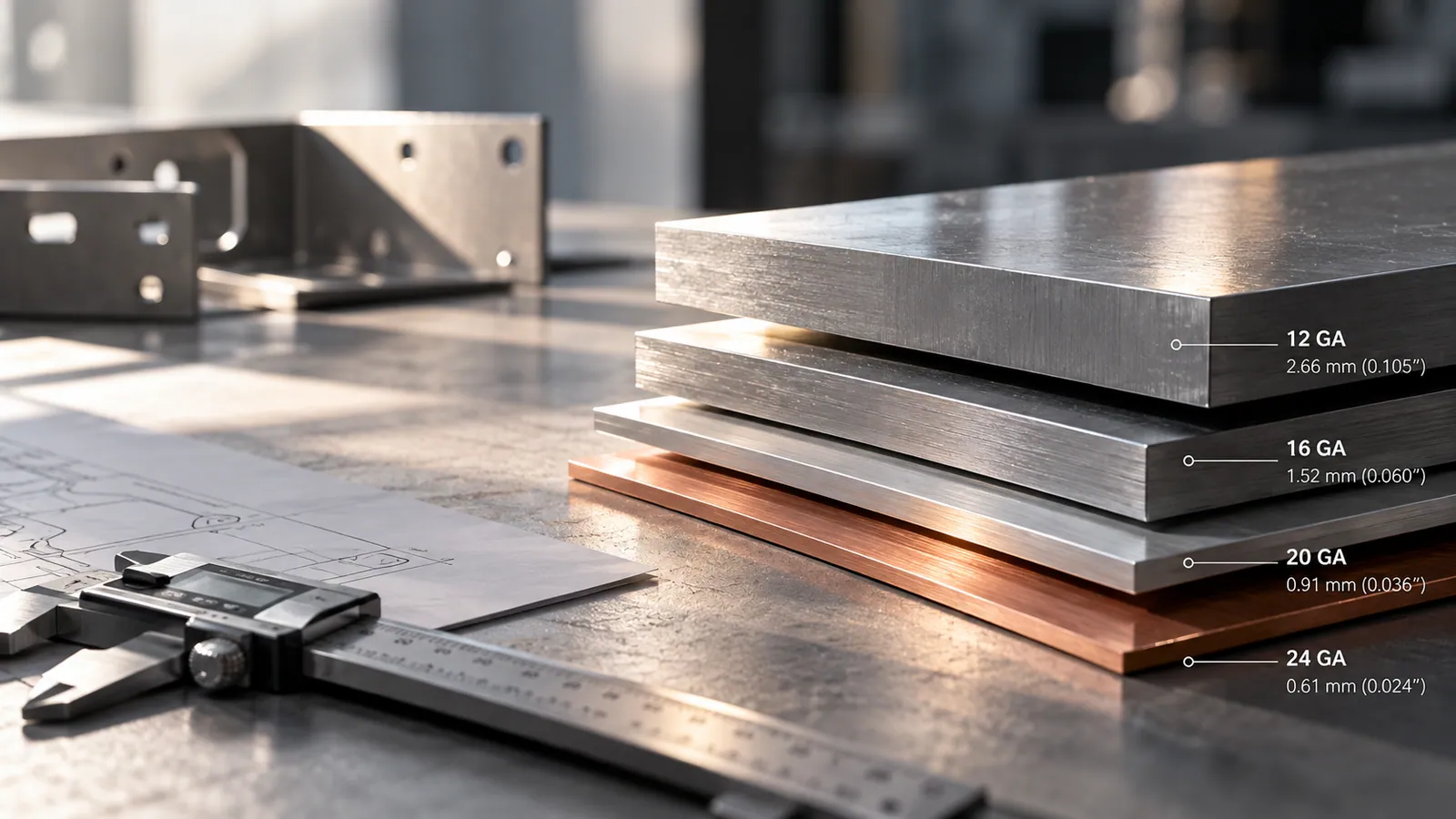 Sheet Metal Gauge Chart