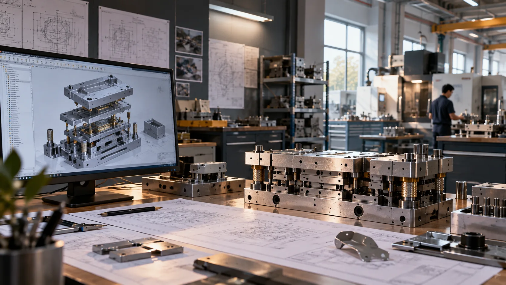 Die design and simulation bay showing form and springback analysis at WERIX Metal