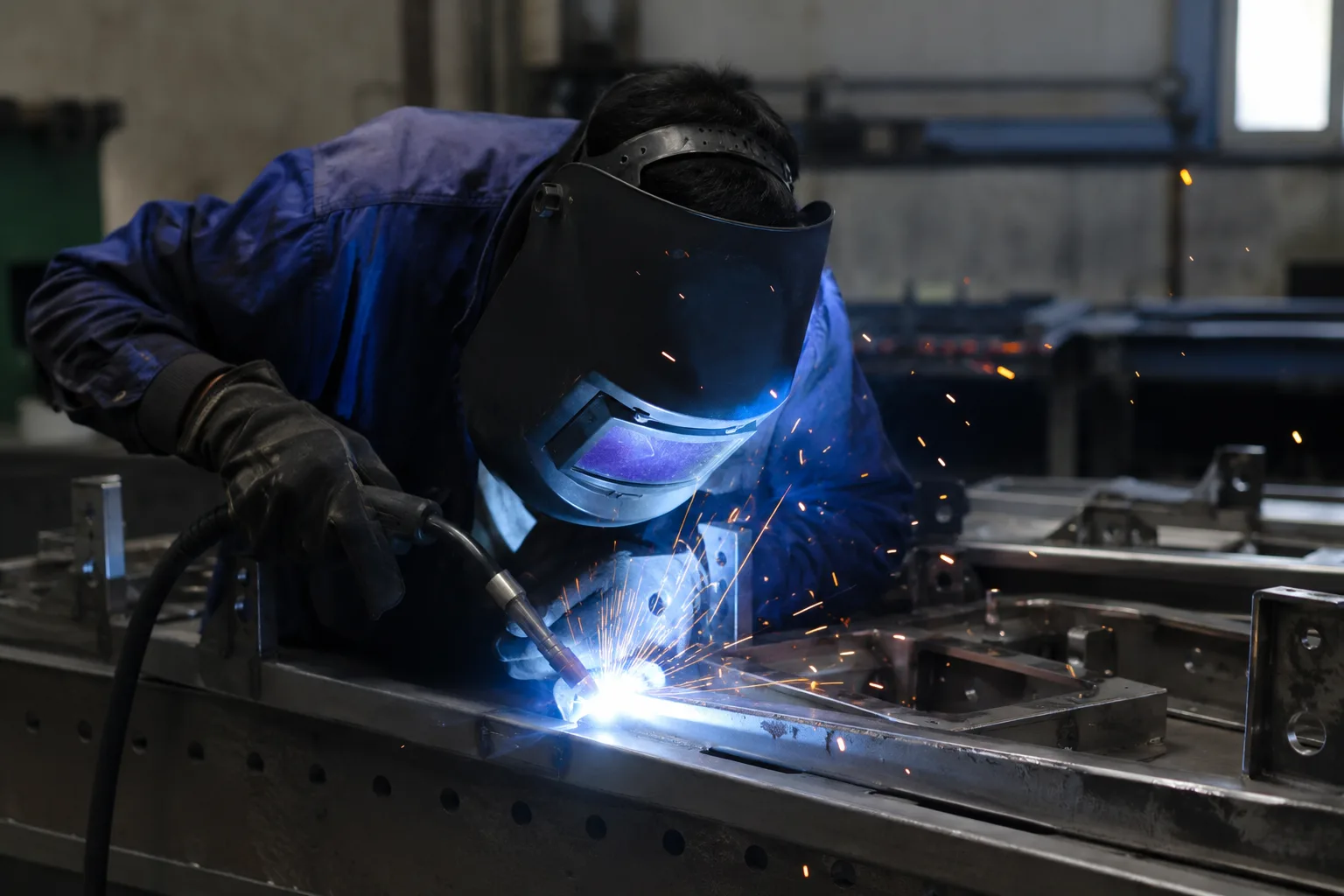 Manual arc welding on sheet metal — MIG, TIG, and spot welding services