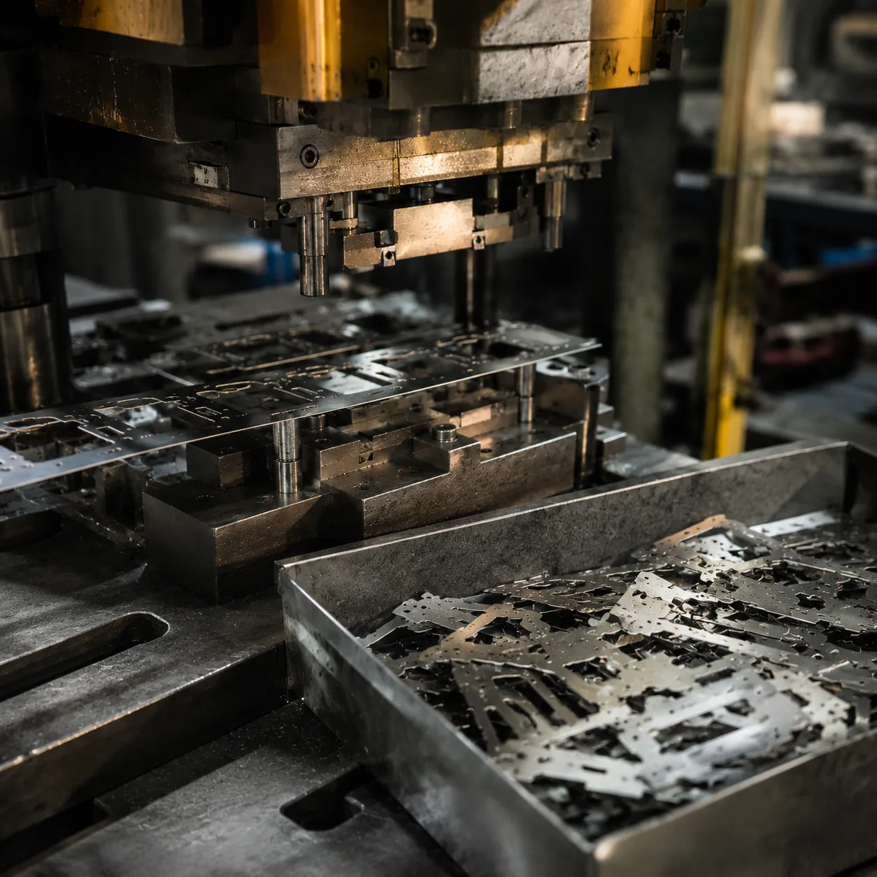 Progressive die stamping — precision metal stamping with die set