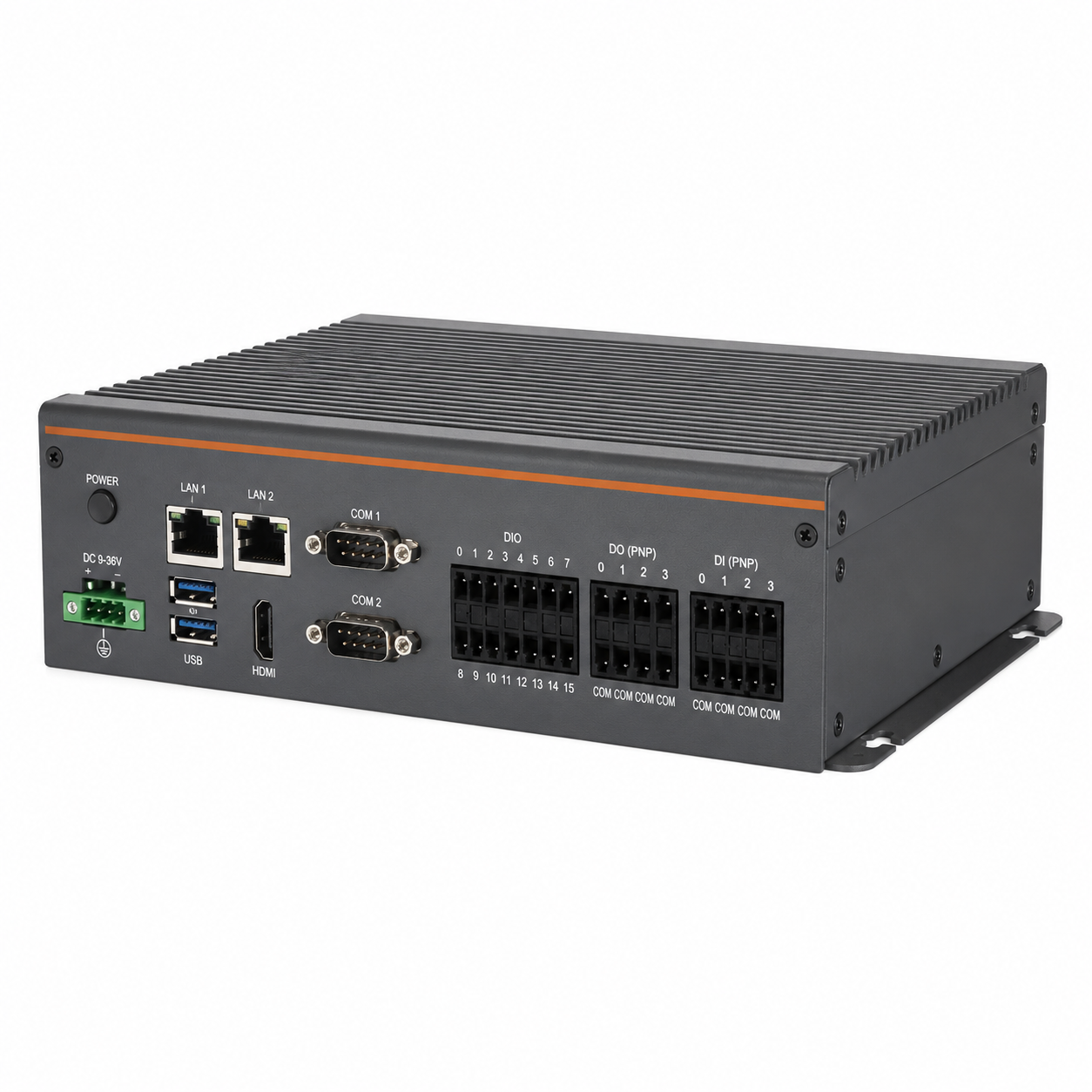 Industrial automation server rack — 4U chassis for PLC and control panel systems