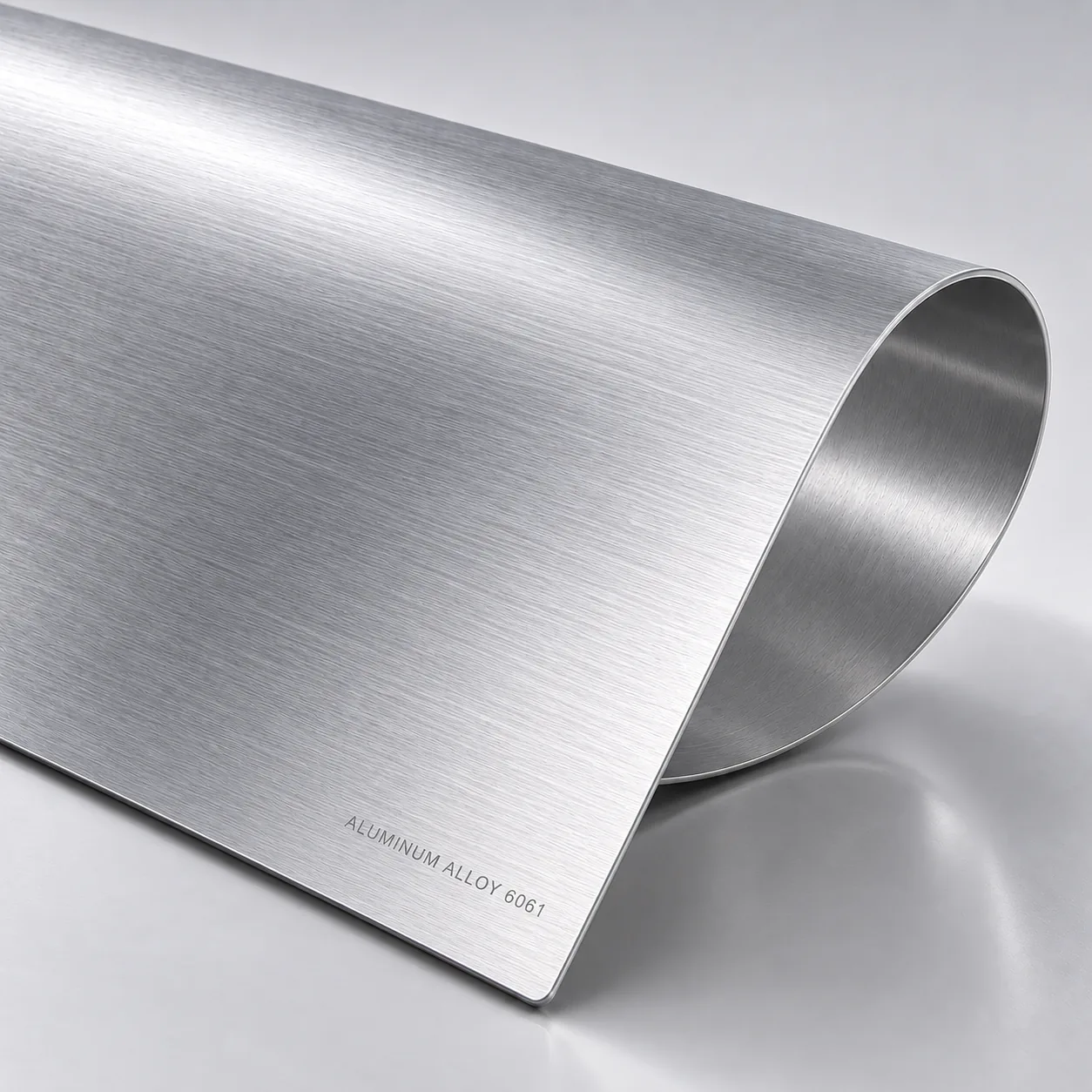 6061-T6 aluminium coupon with a heat-treated mill finish for structural parts that also carry folded features or tapped bosses