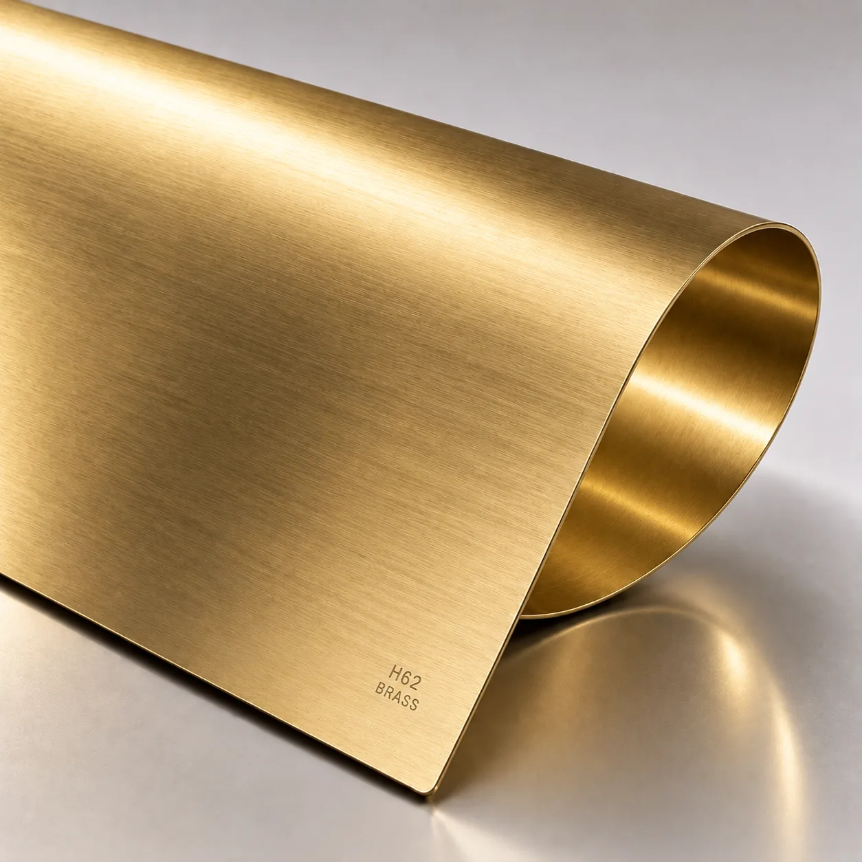 Brass H62 sheet sample