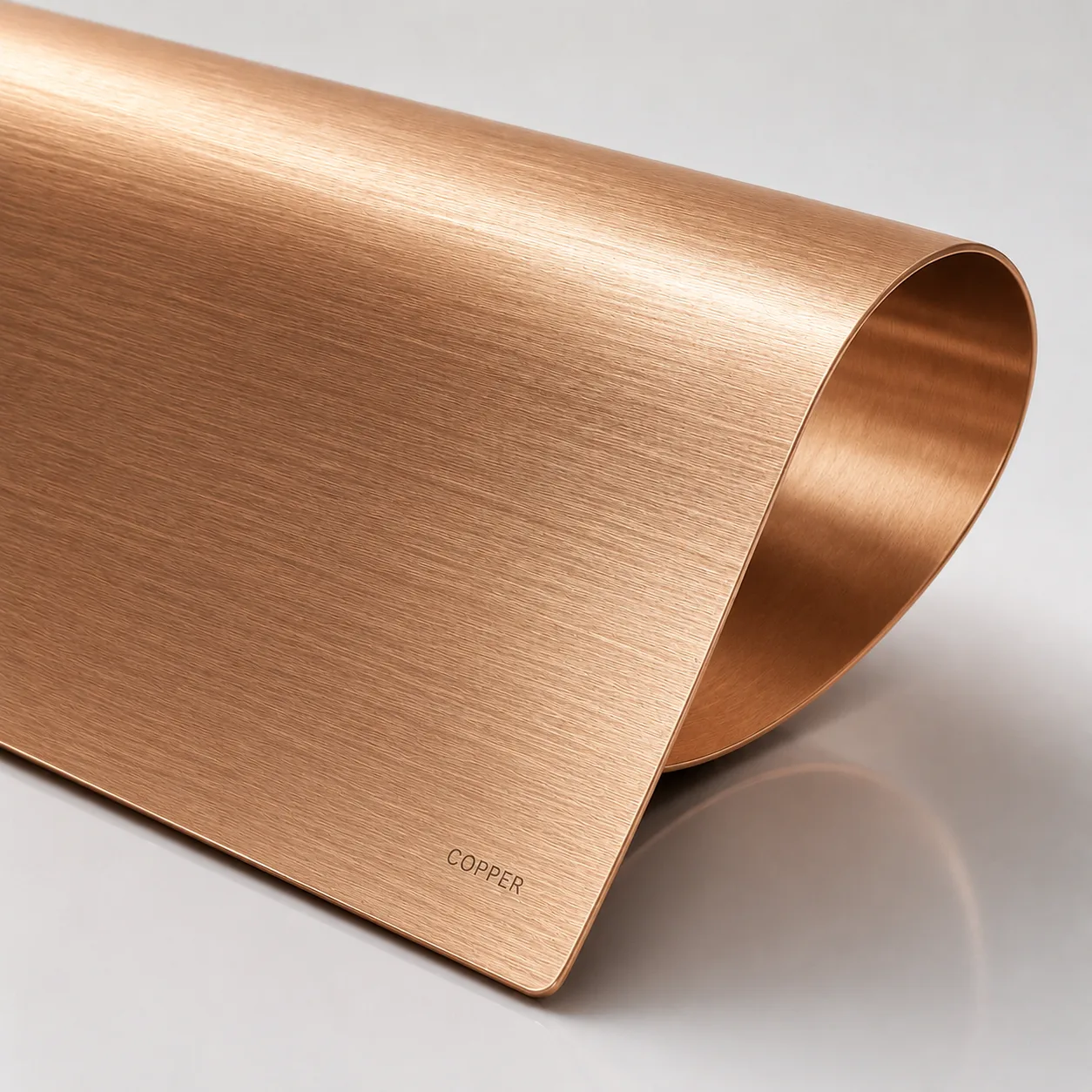 Pure Copper C110 (ETP) — high-quality sheet metal material sample for precision fabrication Pure Copper C110 (ETP)