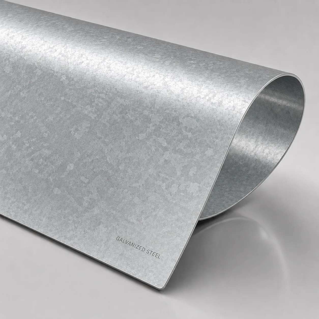 Galvanized Steel Sheet (SGCC) — high-quality sheet metal material sample for precision fabrication Galvanized Steel Sheet (SGCC)