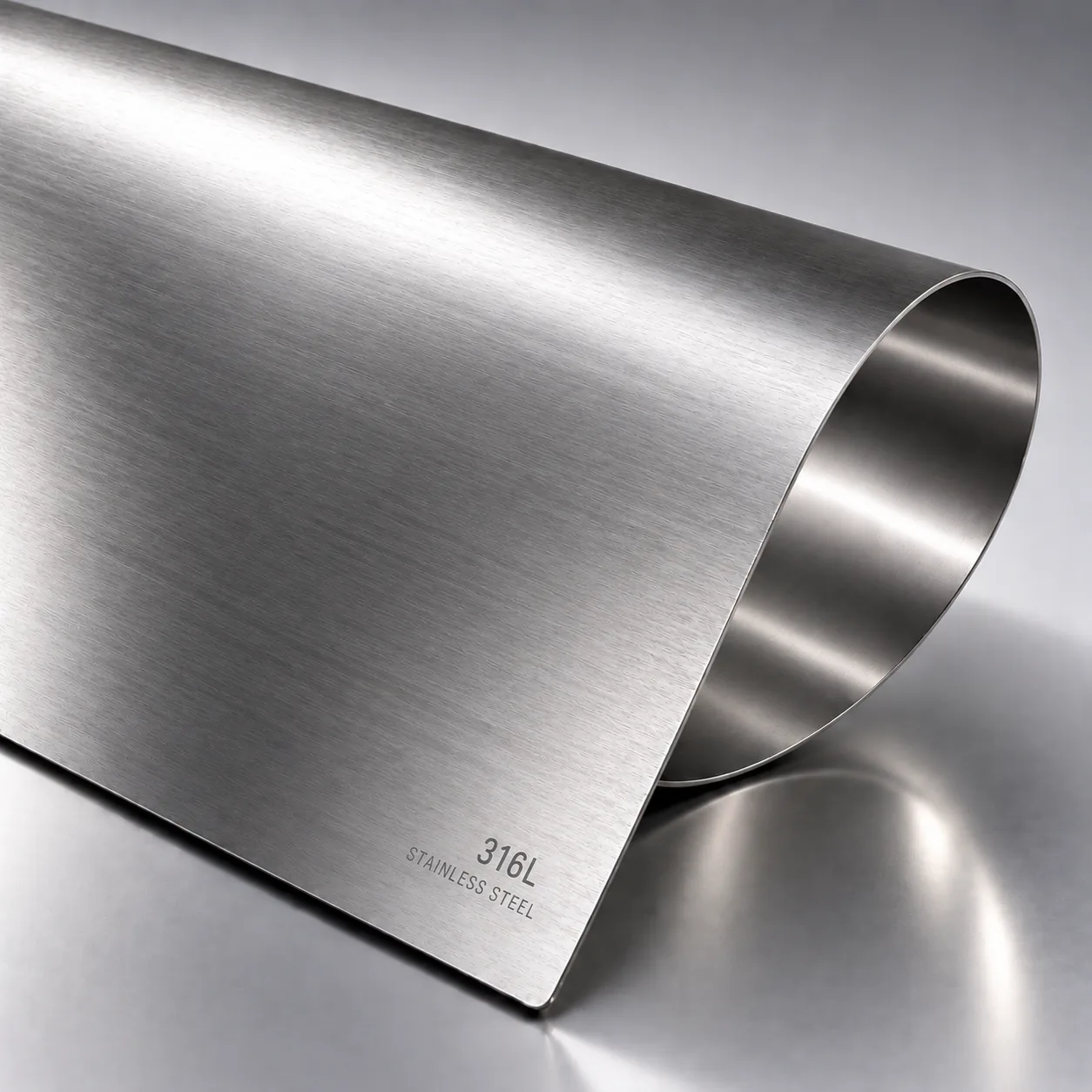 Stainless Steel 316L (Low Carbon) — high-quality sheet metal material sample for precision fabrication Stainless Steel 316L (Low Carbon)