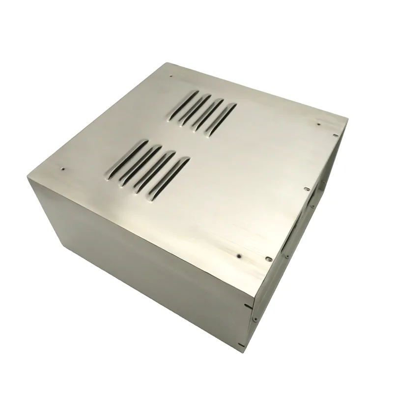 Consumer Electronics Enclosure — additional view 2 of custom sheet metal part Consumer Electronics Enclosure view 2